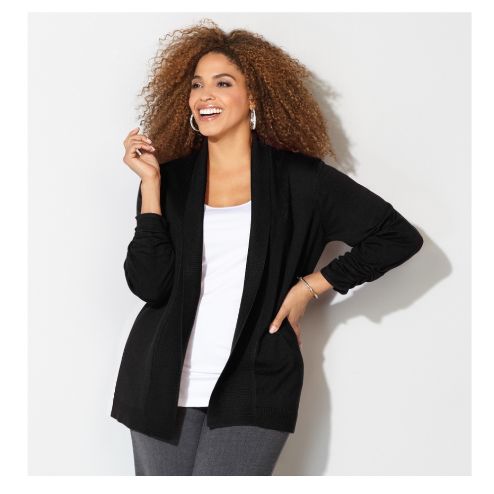 Shawl collar cardigan